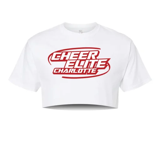 CEA Charlotte White Crop Tee
