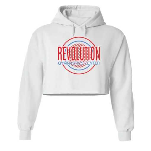 RGC White Crop Hoodie
