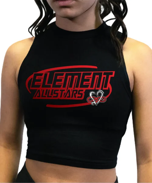Element High Collar Crop