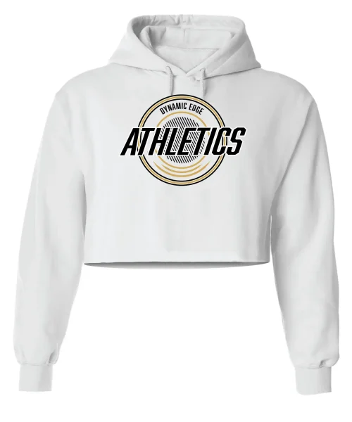 DEA White Crop Hoodie