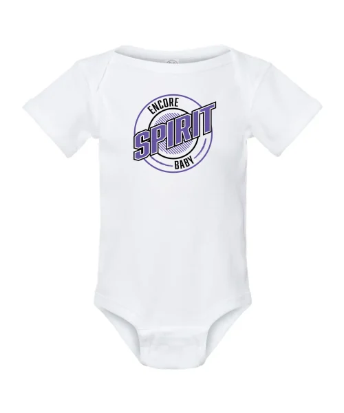ENCORE White Baby Onesie