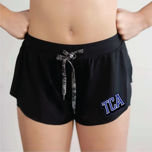 Topflight Black Flutter Short