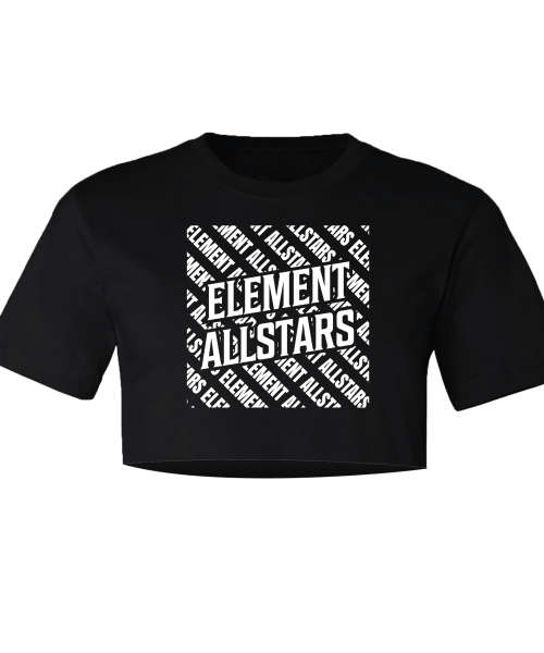 Element Black Crop Tee