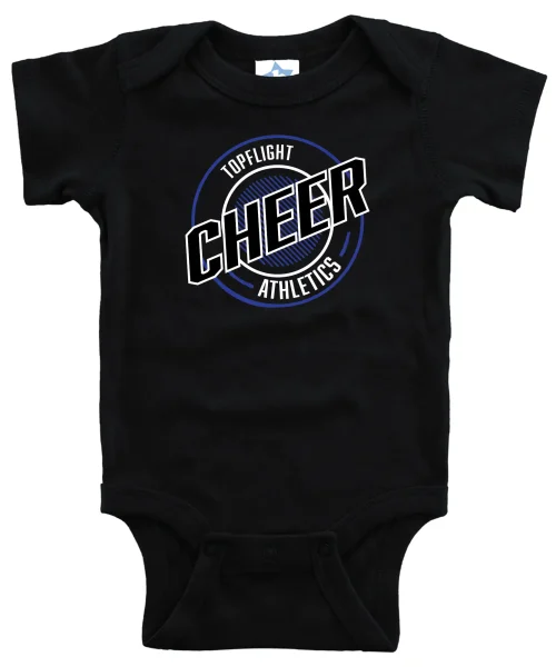 Topflight Black Baby Onesie