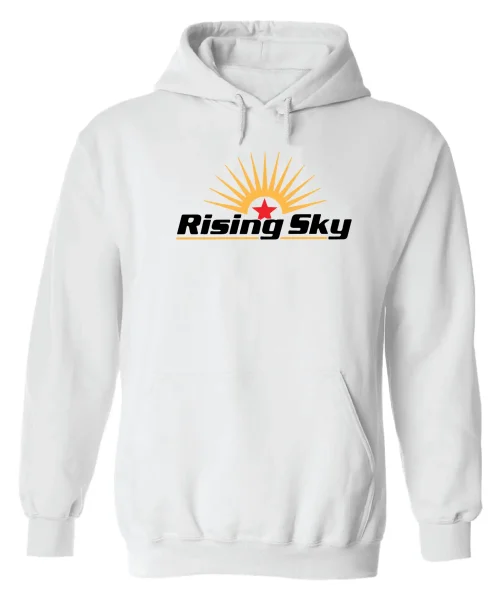 Rising Sky White Hoodie