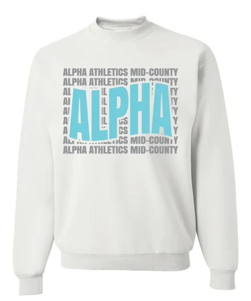 AA White Crewneck