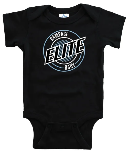 Rampage Black Baby Onesie