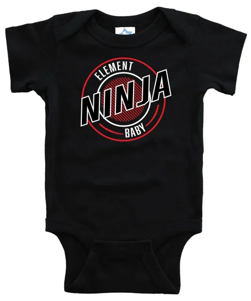 EN Black Baby Onesie