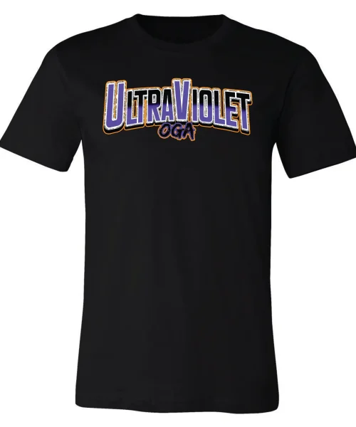OGA Black Tee Ultra Violet