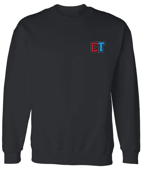 CT Cheer Technicians - Black Crew Neck