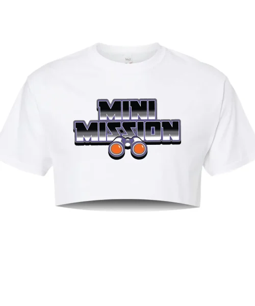 OGA White Cropped Mini Mission