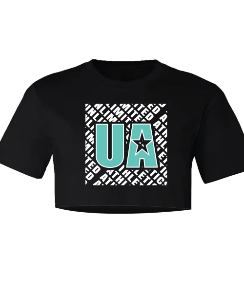 UA Black Crop Tee
