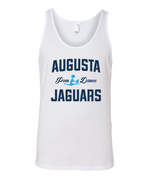 AU Pom & Dance White Tank