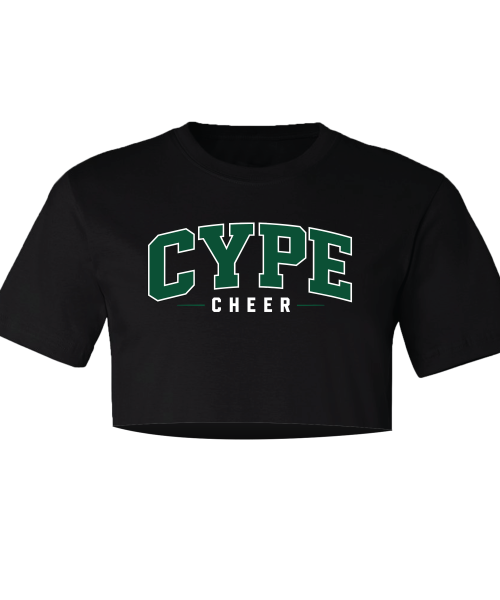 CYPE Black Cropped Tee