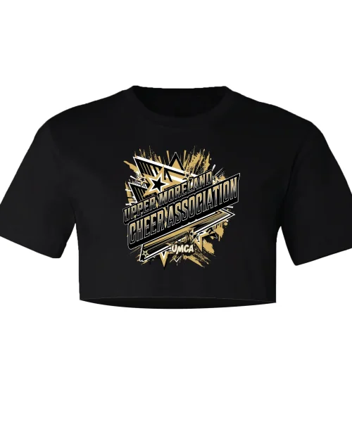 UMCA Black Crop Tee