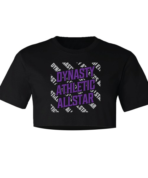 DA Black Cropped Tee