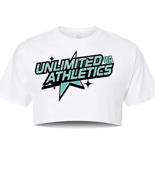 UA White Crop Tee