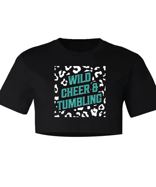 WCT Black Cropped Tee