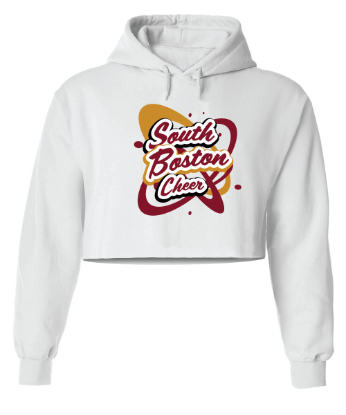SBR White Crop Hoodie