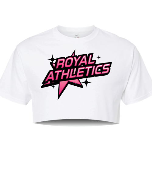 RAM White Cropped Tee