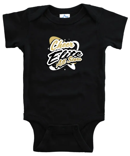 CE Black Baby Onesie