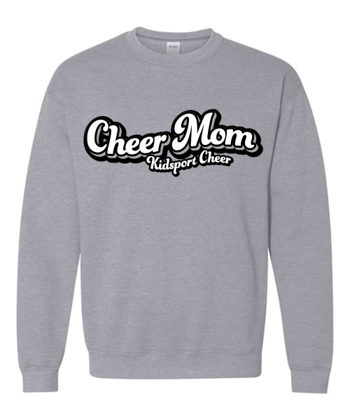 KC Kidsport Mom Grey Crewneck