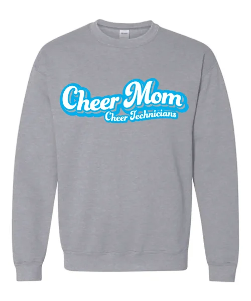 CT Cheer Technicians - Cheer Mom Crew Neck