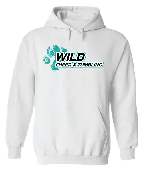 WCT White Cropped Hoodie