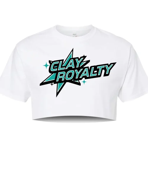 CR White Crop Tee