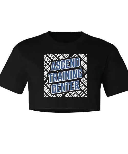 ATC Ascend Black Crop Tee