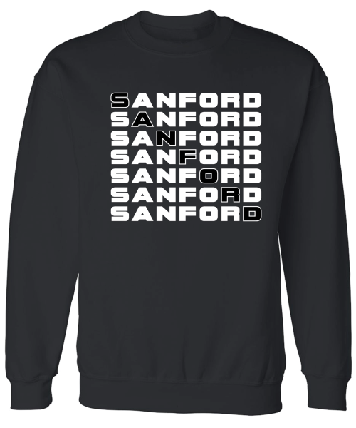 SA Sanford Black Crewneck
