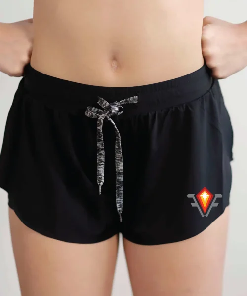 FG Black Flutter Short