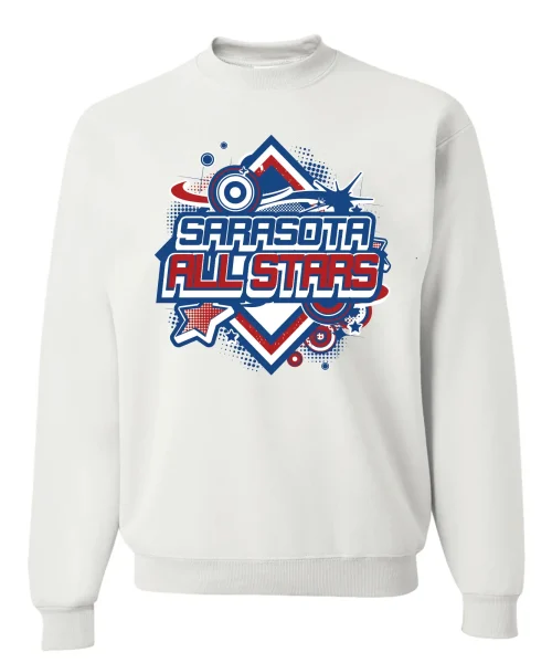 SAS White Crewneck