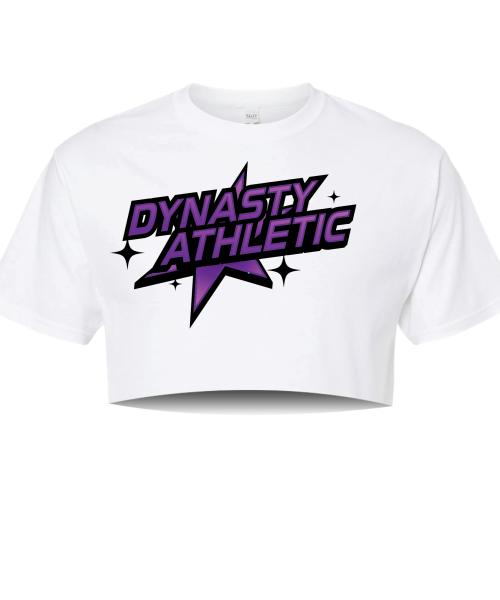 DA White Cropped Tee