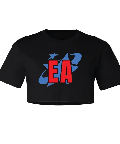 EPIC Crop Black Tee
