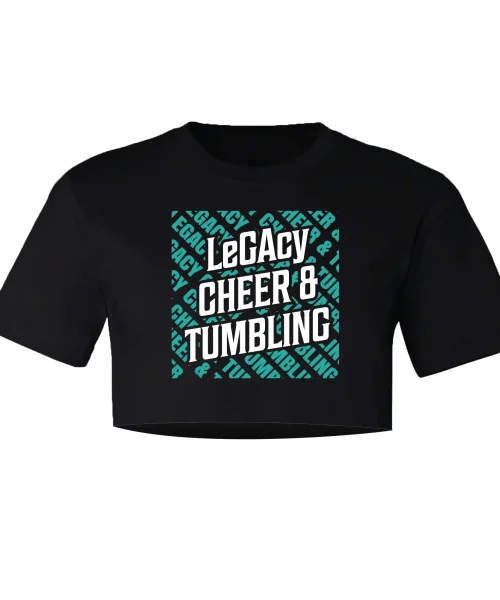 LCT Black Crop Tee