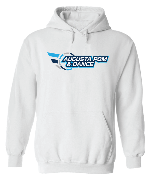 AU Pom & Dance White Hoodie