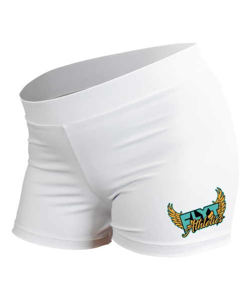 FLYT Performance Shorts White