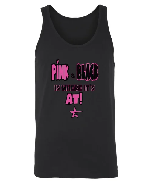 CC Pink and Black Tank