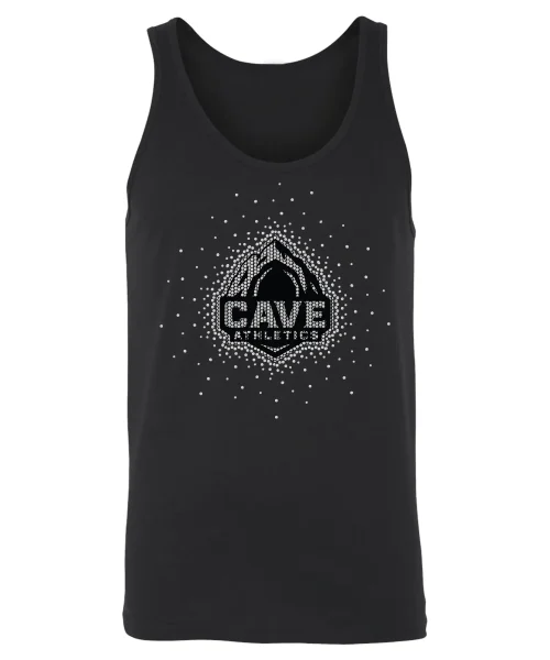 CA Black Rhinestone Tank