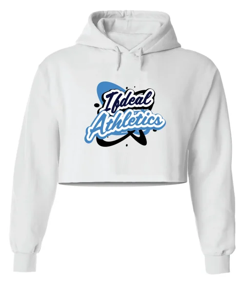 IA Ideal Athletics Cropped White Hoodie