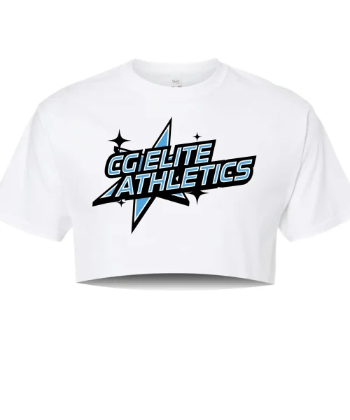 CG White Crop Tee