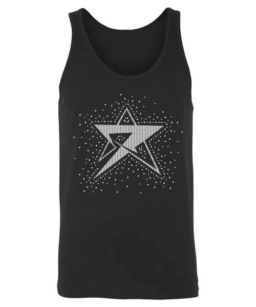 WEA Black Rhinestone Tank