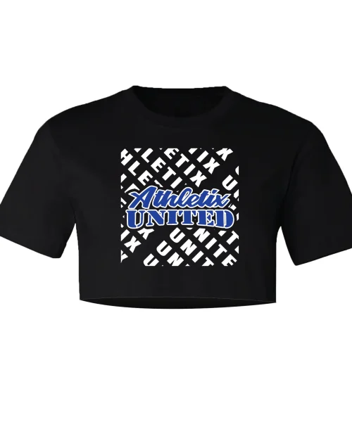 AU Black Crop Tee