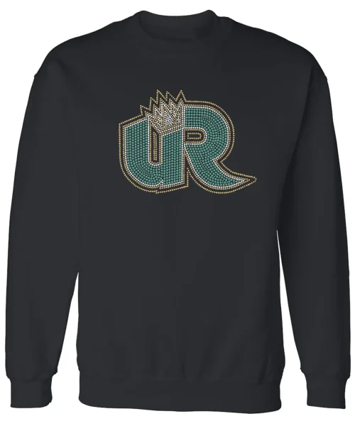 URA Rhinestone Crewneck