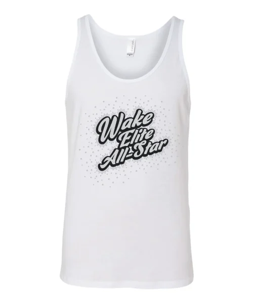 WEA White Rhinestone Tank
