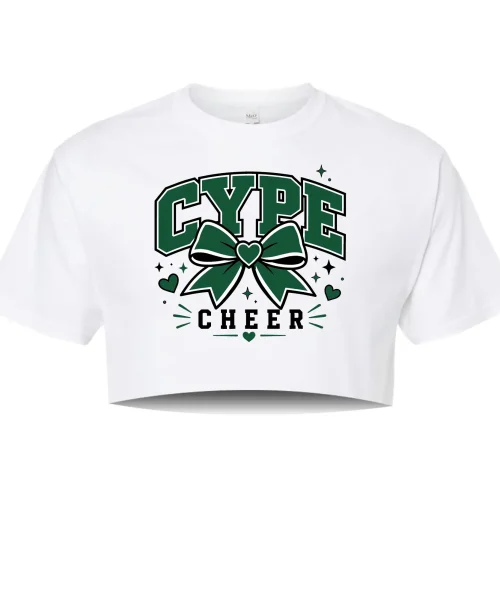 CYPE White Cropped Tee