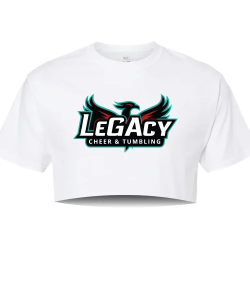 LCT White Cropped Tee