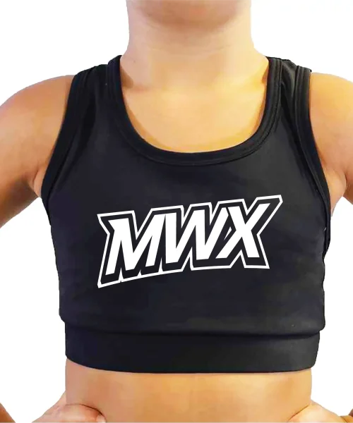 MWX Black Sports Bra