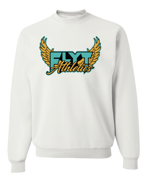 FLYT Logo White Crewneck